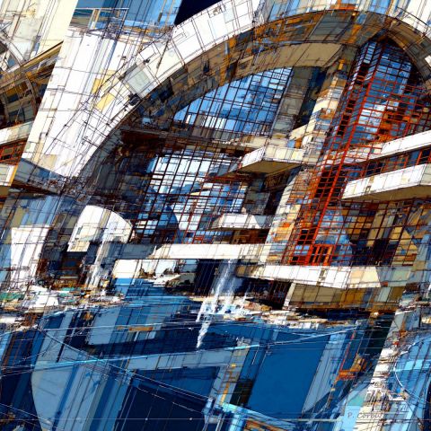Art numérique de Corbu Pierre : URBAN QUANTUM 05