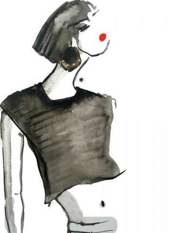 Illustration de Isa D : Muse de la Rive gauche
