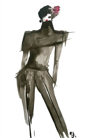 Illustration de Isa D : Muse de la Rive droite