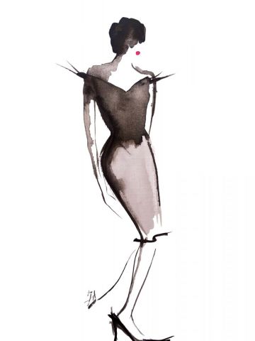 Illustration de Isa D : Parisienne