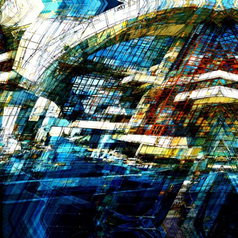 Art numérique de Corbu Pierre : ARCHI QUANTUM 05