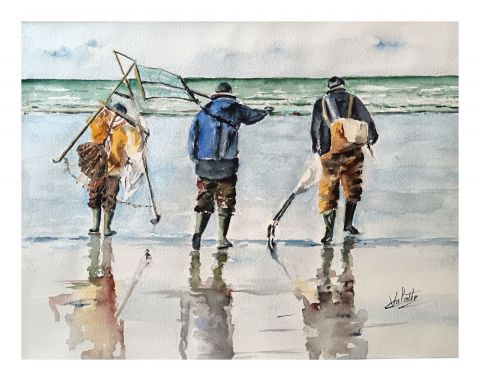 "Les trois compères" par Catherine VALETTE
