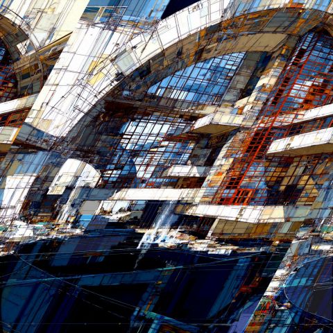 Art numérique de Corbu Pierre : ARCHI QUANTUM 05