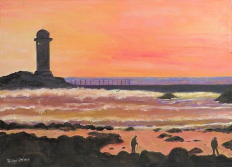 Peinture de Patmor : Le phare