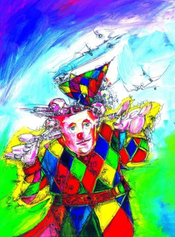 L'artiste Michel JASINSKI - Le clown