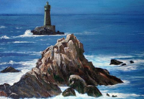 Le Phare Breton Peinture Maurice Grinda