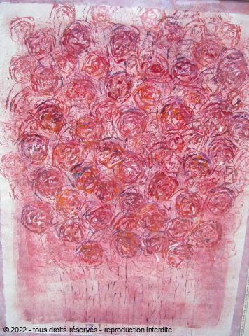 L'artiste carole zilberstein - Bouquet de pivoine II