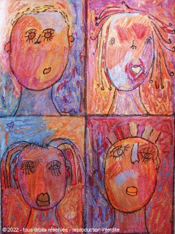 L'artiste carole zilberstein - Sarah et ses amis