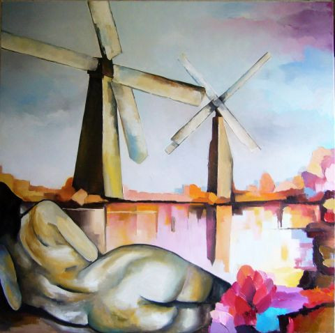 L'artiste JABERT - les moulins de hollande
