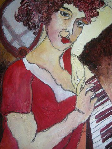 L'artiste anna matt - le piano