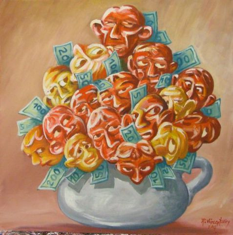 L'artiste Rene Vincent-Viry - Bouquet de cons