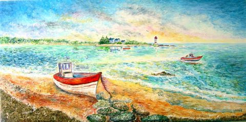 L'artiste ELLHeA - le petit port breton
