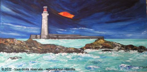L'artiste Catherine Dutailly - Le phare des Barges   (Sables d\'Olonne)