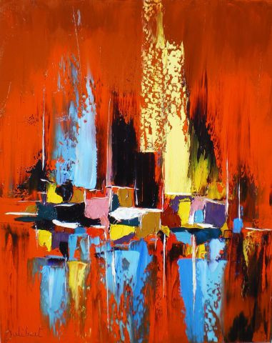 Marabstract 42 - Peinture - francis JALIBERT