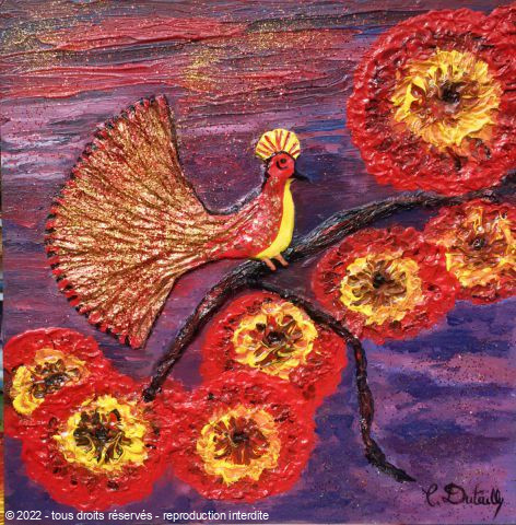L'artiste Catherine Dutailly - Exotic bird