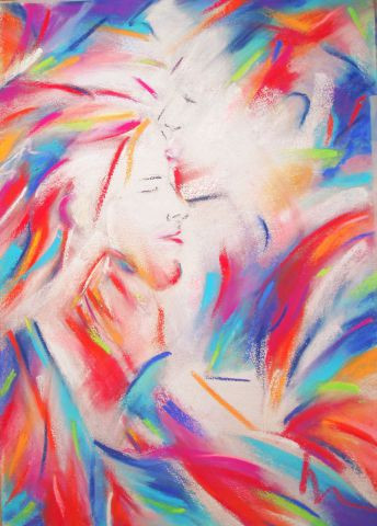 Jeu De L Amour Peinture Frederique Nalpas