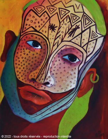 L'artiste Marie-Pierre JAN - L'affricain