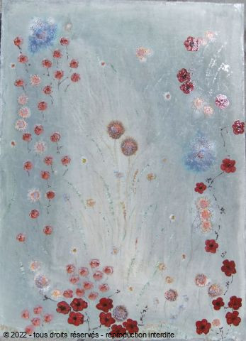 L'artiste carole zilberstein - fleuries
