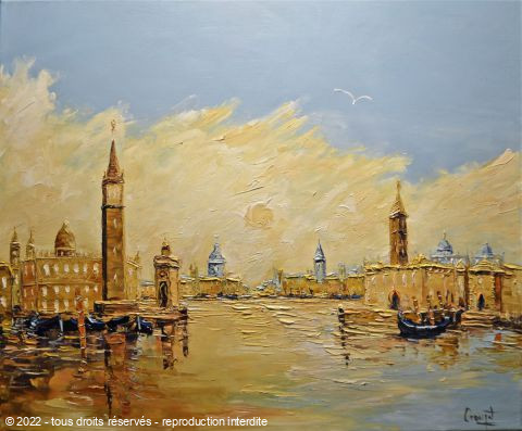 L'artiste Gerard Crouzet  - Ocres de Venise