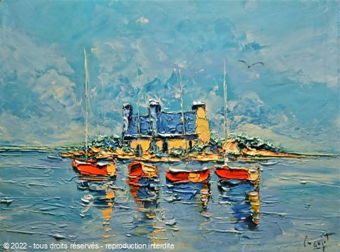 L'artiste Gerard Crouzet  - Barques 39