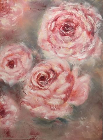 L'artiste MARTINE GREGOIRE - Quelques roses