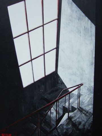 L'artiste yro - la cage d'escalier