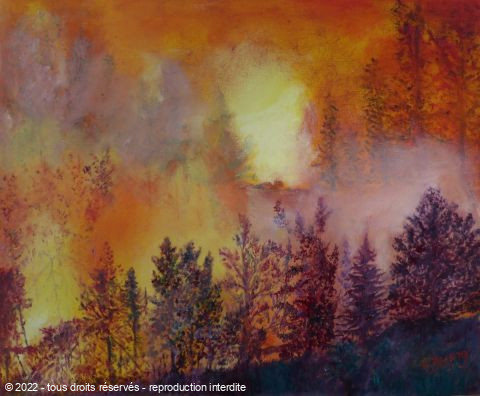 Christian Bligny - La forêt en feu
