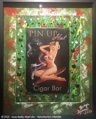 SONYA DZIABAS - «  Cigar Bar Pin-up « 