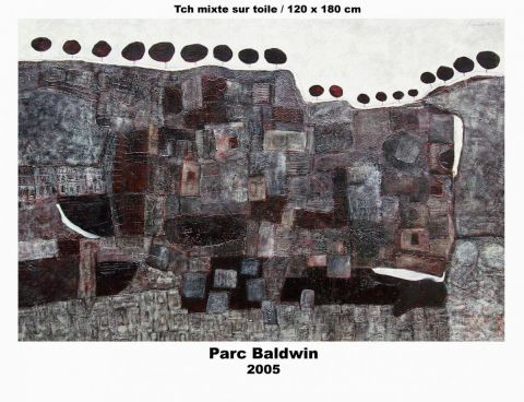 L'artiste reginaldo Paris - parc baldwin 1
