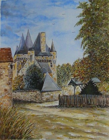 L'artiste christiane Forli - chateau a st leon sur Vezere