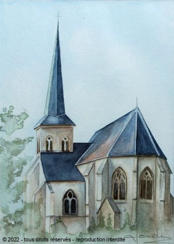 Caroline HARDY - L'Eglise de Frocourt