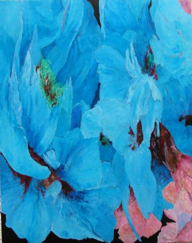 L'artiste Marna - Eclats bleus