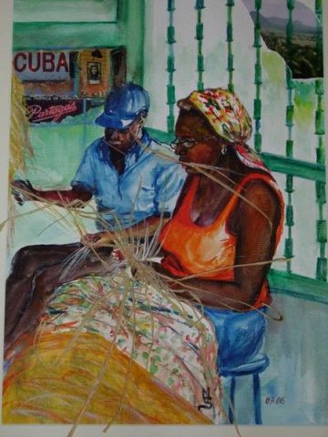 L'artiste marie stricher - Artisans de Cienfuegos