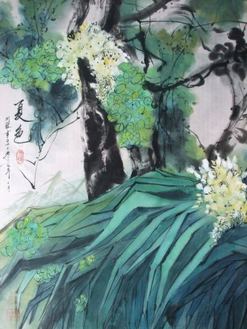 L'artiste ZHOU CONG - couleurs d'été