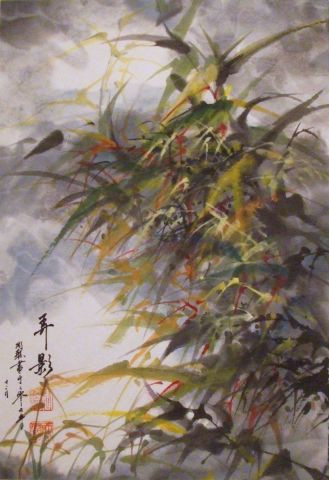 L'artiste ZHOU CONG - Au bord de l'étang