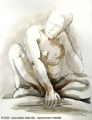 L'artiste Monick Bres  - Tel Bouddha